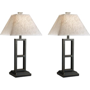 image:imageSignature Design by Ashley Deidra Metal Table Lamp Set of 2 BlackBlack