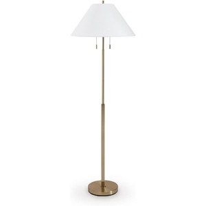 image:imageSignature Design by Ashley Gold Floor Lamp with Pull Chain for Living Room
