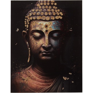 image:imageSignature Design by Ashley Large Abstract Buddha Wall Art 36x48 Glass