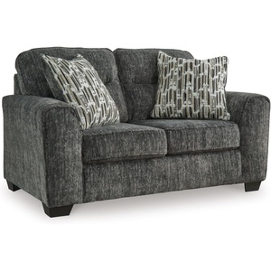 image:imageSignature Design by Ashley Lonoke Small Loveseat 2 Seater Couch GrayGrey