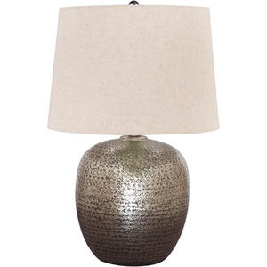 image:imageSignature Design by Ashley Magalie Metal Table Lamp Antiqued SilverAntique Silver Finish