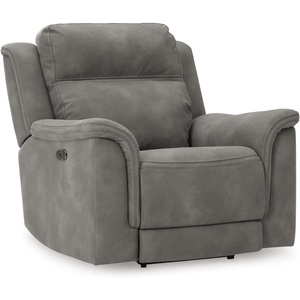 image:imageSignature Design by Ashley Power Reclining Sofa Living Room Couch SandGrey
