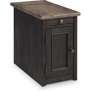 image:imageSignature Design by Ashley Realyn Chairside End Table with StorageBlackish Brown