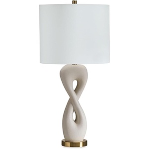 image:imageSignature Design by Ashley Sculptural Table Lamp White and Gold