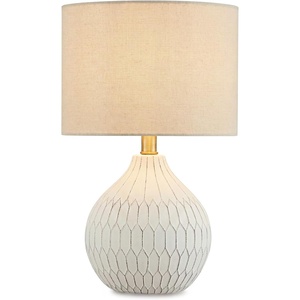 image:imageSignature Design by Ashley Waldish Rustic Metal Bedside Table Lamp CreamWhite