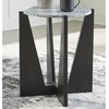 image:imageSignature Design By Ashley Tellrich Contemporary Accent Table with Cross Legs Black amp White