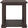 image:imageSignature Design by Ashley 1Piece End Table Farmhouse Square with ShelfDark Brown