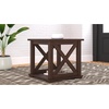 image:imageSignature Design by Ashley 1Piece End Table Farmhouse Square with ShelfDark Brown