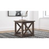 image:imageSignature Design by Ashley 1Piece End Table Farmhouse Square with ShelfGrey
