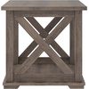 image:imageSignature Design by Ashley 1Piece End Table Farmhouse Square with ShelfGrey