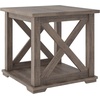 image:imageSignature Design by Ashley 1Piece End Table Farmhouse Square with ShelfGrey