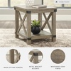 image:imageSignature Design by Ashley 1Piece End Table Farmhouse Square with ShelfRustic Brown