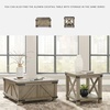 image:imageSignature Design by Ashley 1Piece End Table Farmhouse Square with ShelfRustic Brown