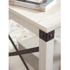 image:imageSignature Design by Ashley 1Piece End Table Farmhouse Square with ShelfWhite