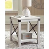 image:imageSignature Design by Ashley 1Piece End Table Farmhouse Square with ShelfWhite