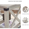 image:imageSignature Design by Ashley 1Piece End Table Farmhouse Square with ShelfWhitewash