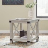 image:imageSignature Design by Ashley 1Piece End Table Farmhouse Square with ShelfWhitewash