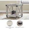 image:imageSignature Design by Ashley 1Piece End Table Farmhouse Square with ShelfWhitewash
