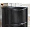 image:imageSignature Design by Ashley 1Piece Narrow End Table with Drawers and USBBlack