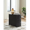 image:imageSignature Design by Ashley 1Piece Narrow End Table with Drawers and USBBlack