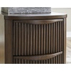 image:imageSignature Design by Ashley 1Piece Narrow End Table with Drawers and USBDark Brown