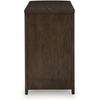 image:imageSignature Design by Ashley 1Piece Narrow End Table with Drawers and USBDark Brown