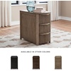 image:imageSignature Design by Ashley 1Piece Narrow End Table with Drawers and USBLight Brown