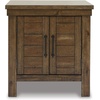 image:imageSignature Design by Ashley Breckington End Table with Storage Dark BrownAntique Brown