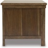 image:imageSignature Design by Ashley Breckington End Table with Storage Dark BrownAntique Brown