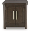 image:imageSignature Design by Ashley Breckington End Table with Storage Dark BrownDark Brown