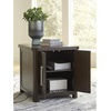 image:imageSignature Design by Ashley Breckington End Table with Storage Dark BrownDark Brown