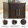 image:imageSignature Design by Ashley Breckington End Table with Storage Dark BrownDark Brown