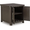 image:imageSignature Design by Ashley Breckington End Table with Storage Dark BrownDark Brown