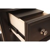 image:imageSignature Design by Ashley Breegin Narrow Chairside End TableDark Brown