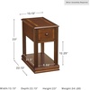 image:imageSignature Design by Ashley Breegin Narrow Chairside End TableMedium Brown