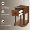 image:imageSignature Design by Ashley Breegin Narrow Chairside End TableMedium Brown