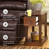 image:imageSignature Design by Ashley Breegin Narrow Chairside End TableMedium Brown