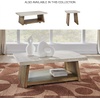 image:imageSignature Design by Ashley Brendalhouse End Table Square PedestalBeige  Light Brown