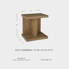 image:imageSignature Design by Ashley Brinstead Casual Chairside End Table with Power Supply and USB Ports Light BrownLight Brown