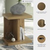 image:imageSignature Design by Ashley Brinstead Casual Chairside End Table with Power Supply and USB Ports Light BrownLight Brown
