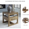 image:imageSignature Design by Ashley Cabalynn Casual End Table with 1 Drawer Light BrownLight Brown