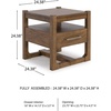 image:imageSignature Design by Ashley Cabalynn Casual End Table with 1 Drawer Light BrownLight Brown