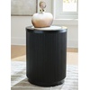 image:imageSignature Design by Ashley Camdill End Table Round Faux MarbleBlack