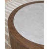 image:imageSignature Design by Ashley Camdill End Table Round Faux MarbleBrown