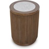 image:imageSignature Design by Ashley Camdill End Table Round Faux MarbleBrown