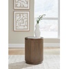 image:imageSignature Design by Ashley Camdill End Table Round Faux MarbleBrown