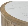 image:imageSignature Design by Ashley Camdill End Table Round Faux MarbleLight Brown