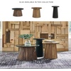 image:imageSignature Design by Ashley Ceilby Round Pedestal Accent Side Table BlackBlack
