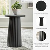image:imageSignature Design by Ashley Ceilby Round Pedestal Accent Side Table BlackBlack