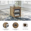 image:imageSignature Design by Ashley Chairside End Table with Charging Station